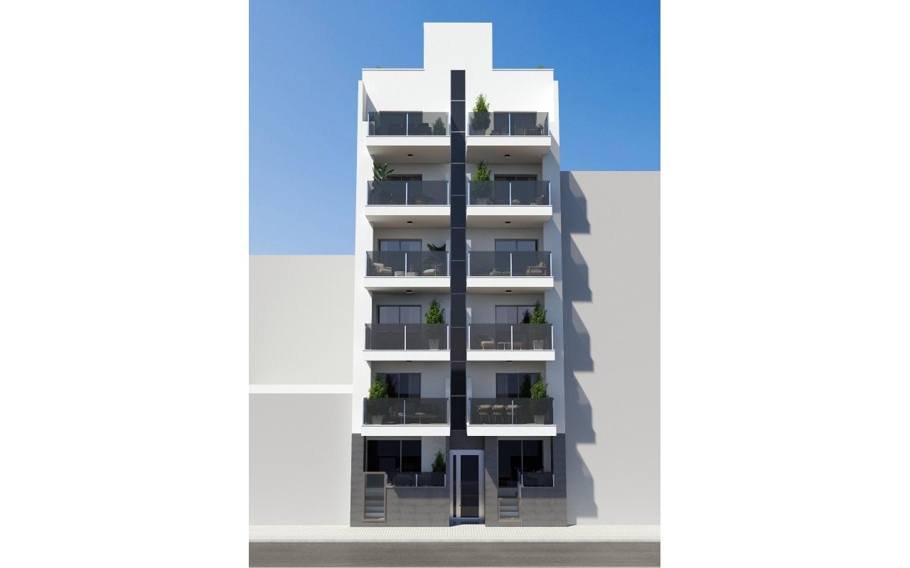 Obra nueva - Piso - Torrevieja - Playa de El Cura