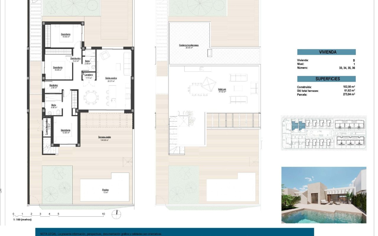 Obra nueva - Villa - Los Alcázares - Serena Golf