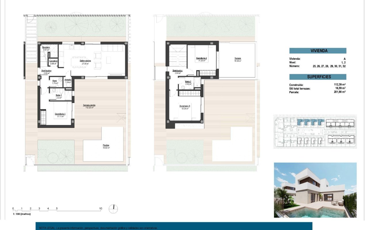 Obra nueva - Villa - Los Alcázares - Serena Golf