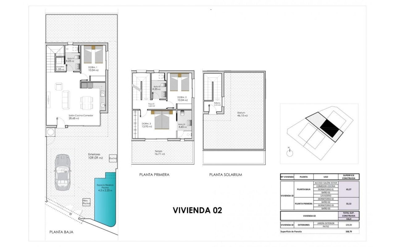 Obra nueva - Villa - Pilar de la Horadada - pueblo