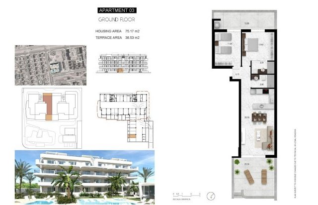 Obra nueva - Piso - Orihuela Costa - Lomas de Cabo Roig