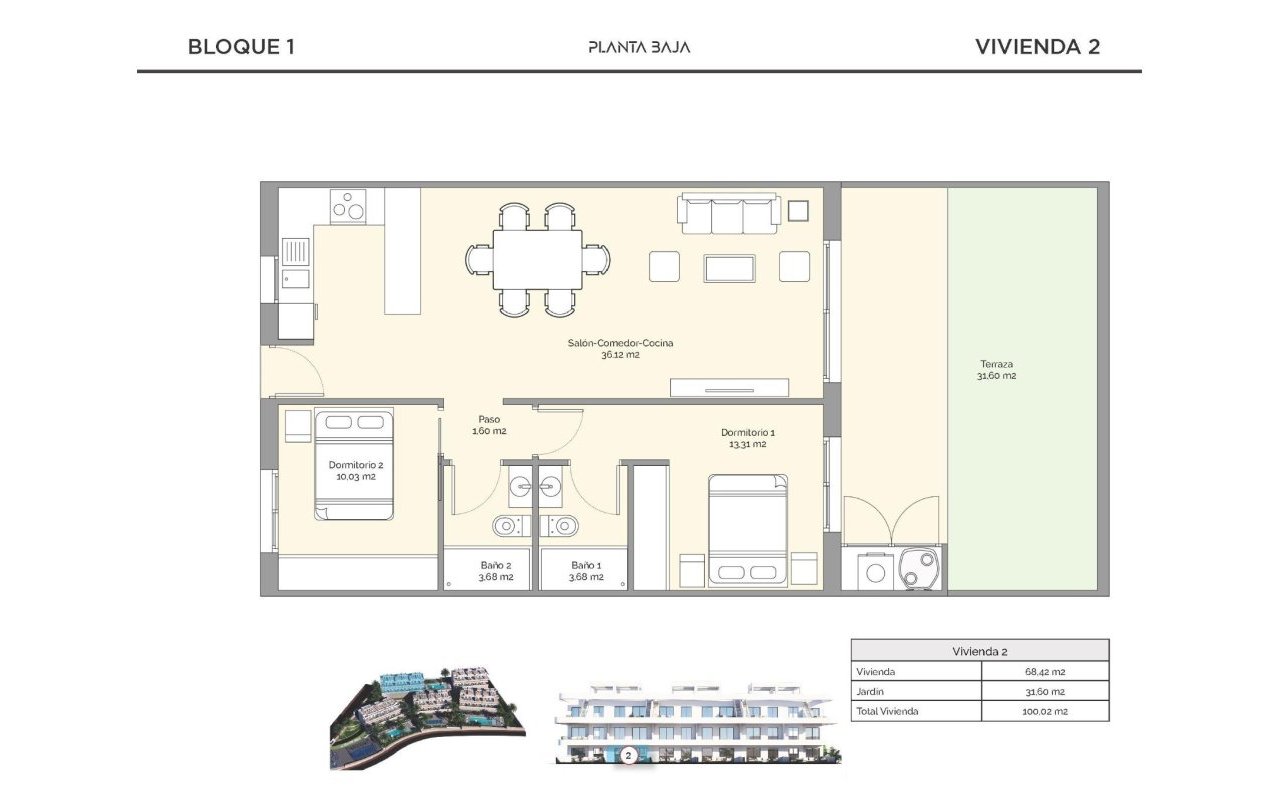 New Build - Apartment - Finestrat - Puig Campana Golf