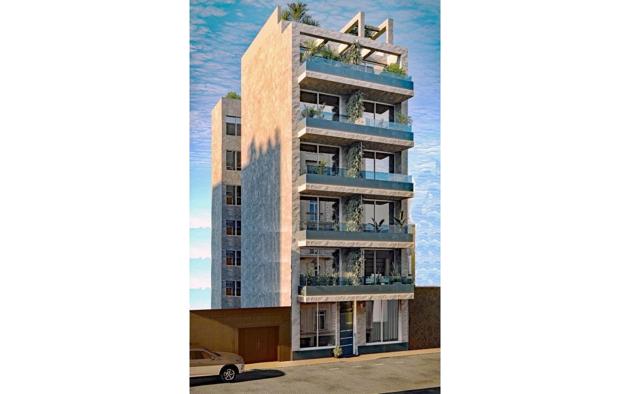 Obra nueva - Piso - Torrevieja - Centro