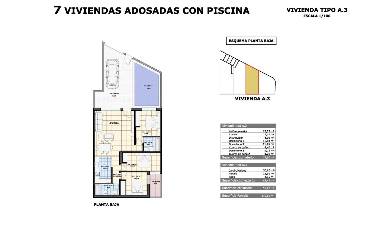 Obra nueva - Bungalow - Pilar de la Horadada - pueblo