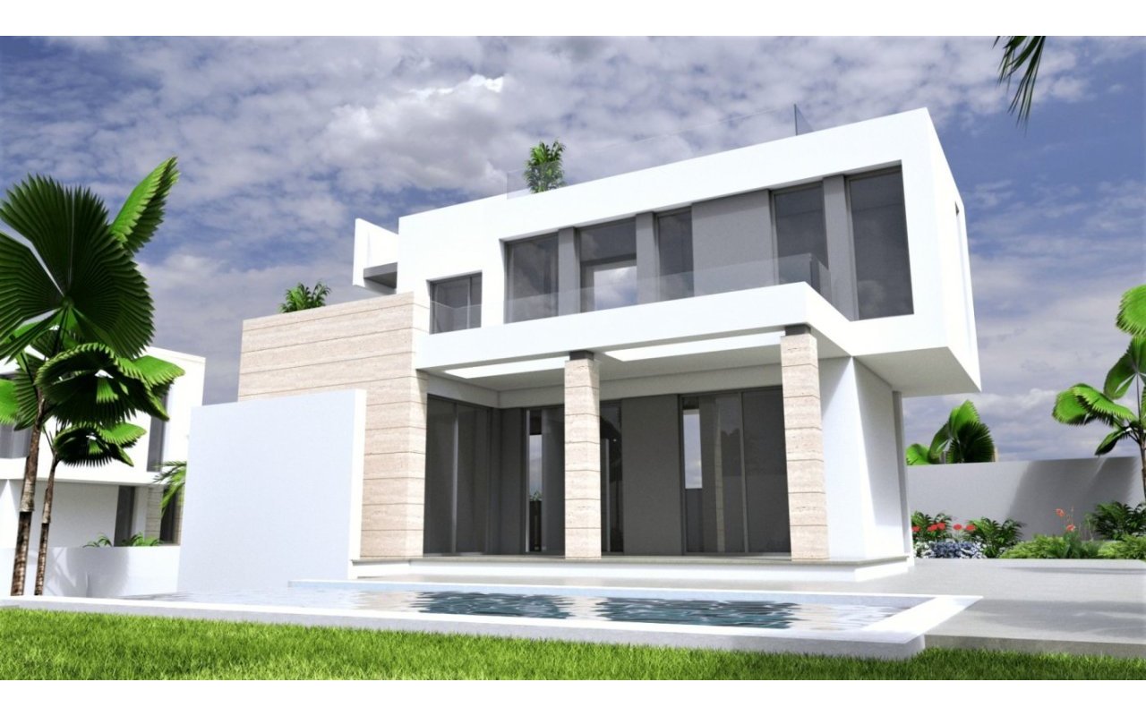 Obra nueva - Villa - Torrevieja - Aguas Nuevas