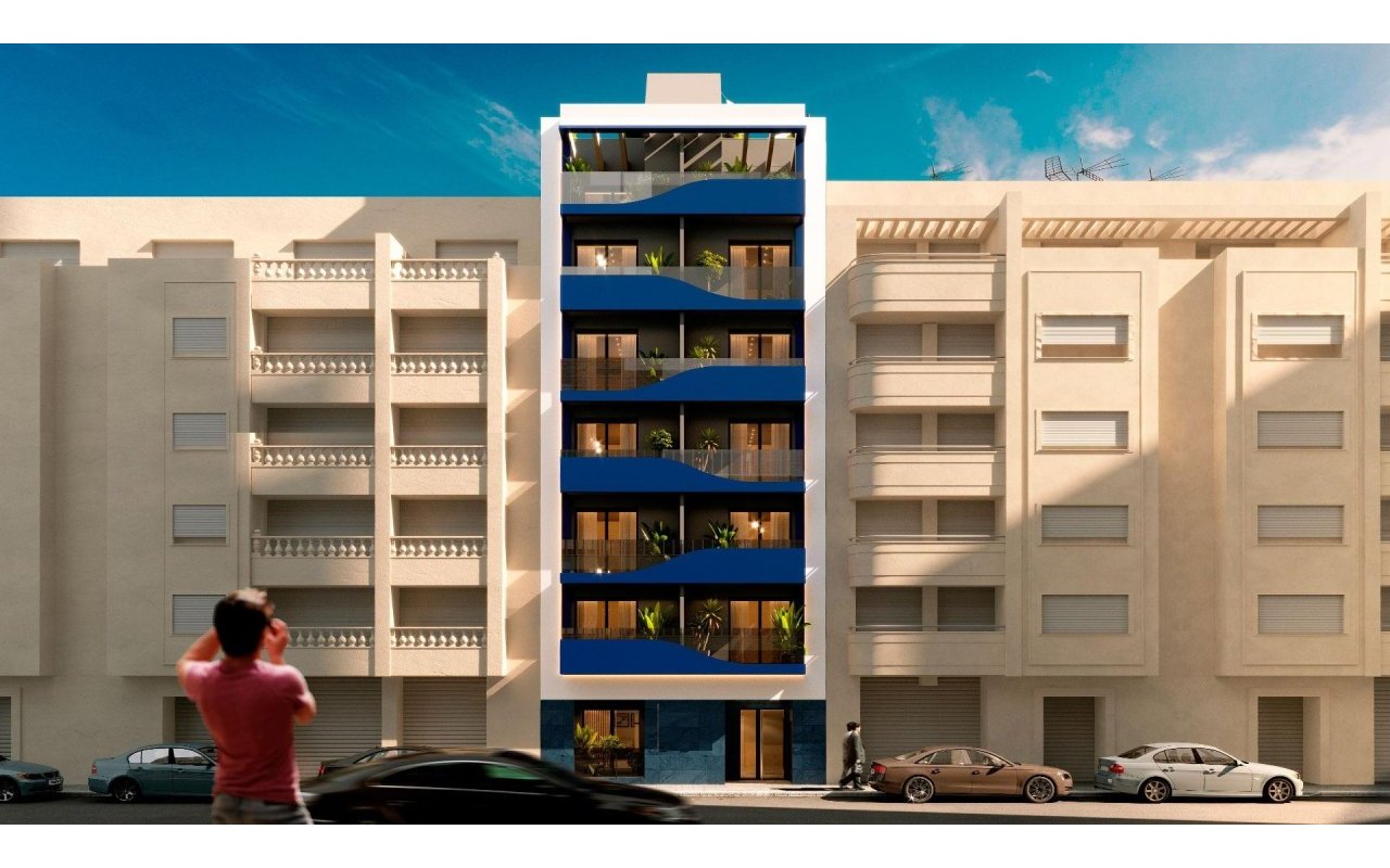 Obra nueva - Piso - Torrevieja - Playa del Acequión