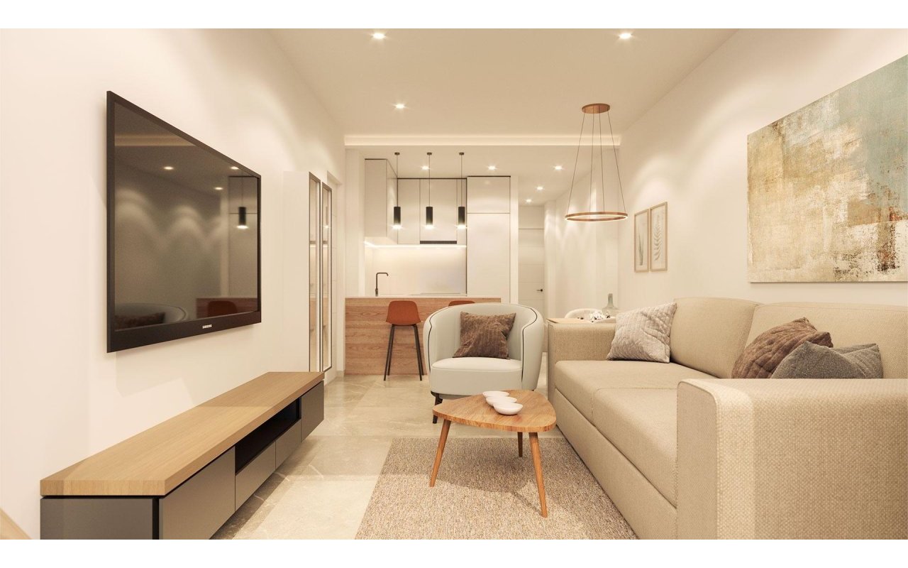 Obra nueva - Piso - Torrevieja - Playa del Acequión