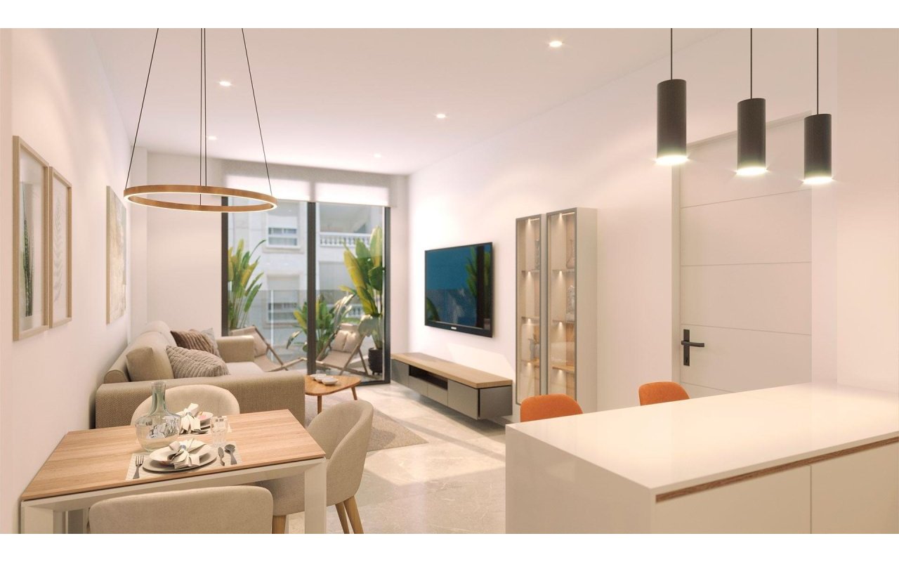 Obra nueva - Piso - Torrevieja - Playa del Acequión