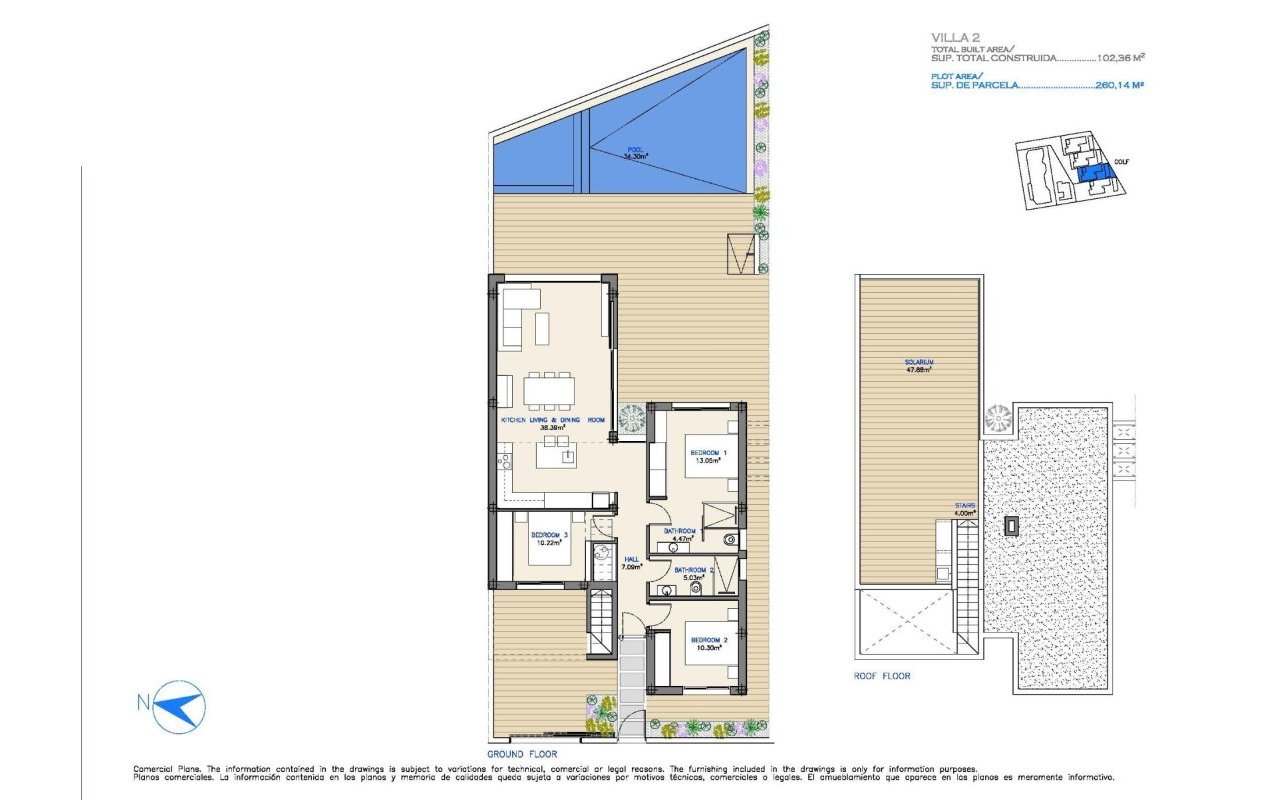 Obra nueva - Villa - Los Alcázares - Serena Golf