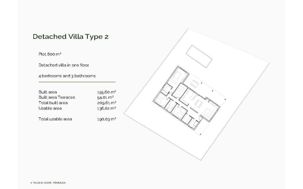 Rynek pierwotny - Villa - Penaguila - El Olivar