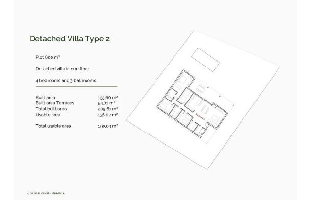 Rynek pierwotny - Villa - Penaguila - El Olivar