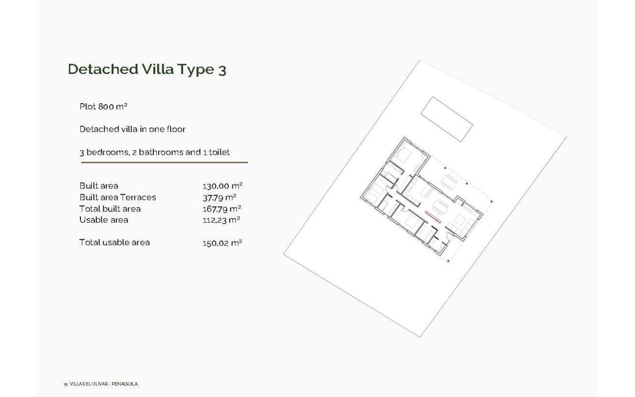 Rynek pierwotny - Villa - Penaguila - El Olivar