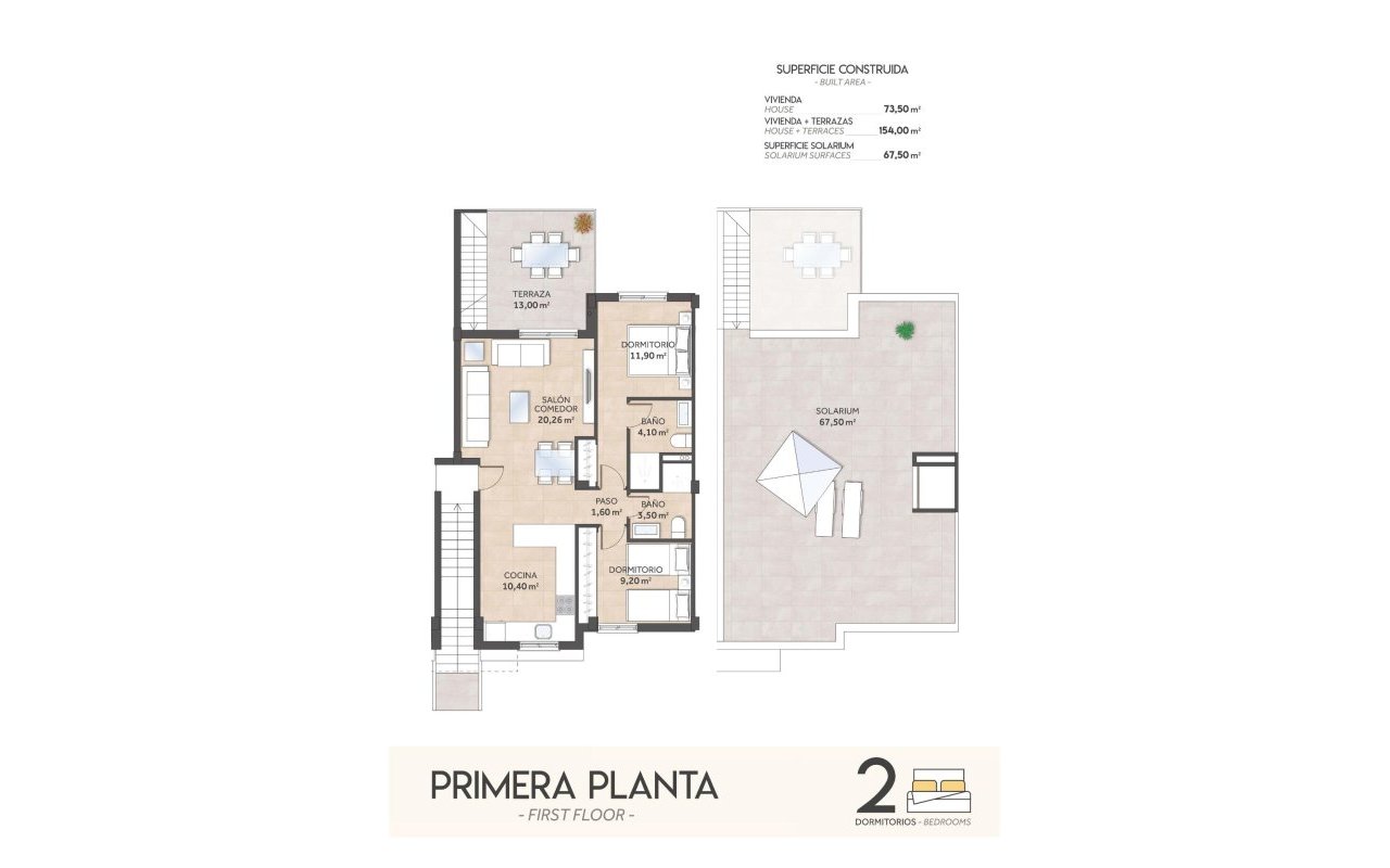 Rynek pierwotny - Bungalow - San Miguel - La Cañada