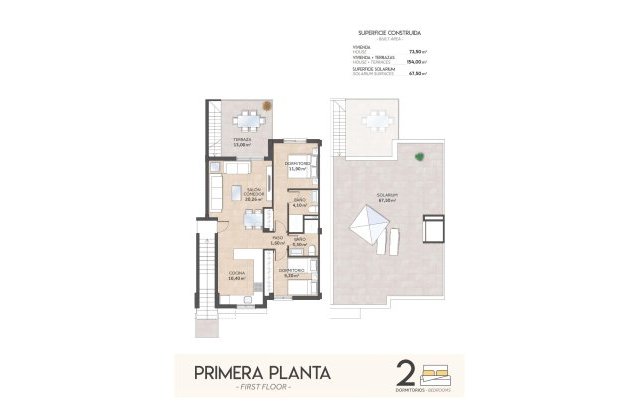 Rynek pierwotny - Bungalow - San Miguel - La Cañada