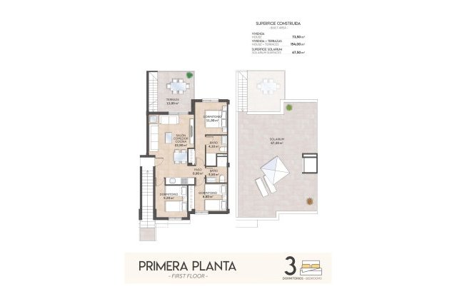 Rynek pierwotny - Bungalow - San Miguel - La Cañada