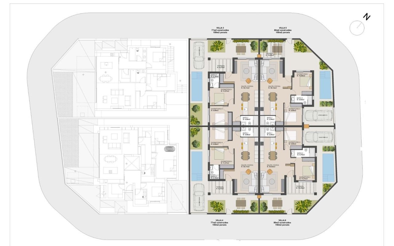 New Build - Quad house - Torre Pacheco - El Alba