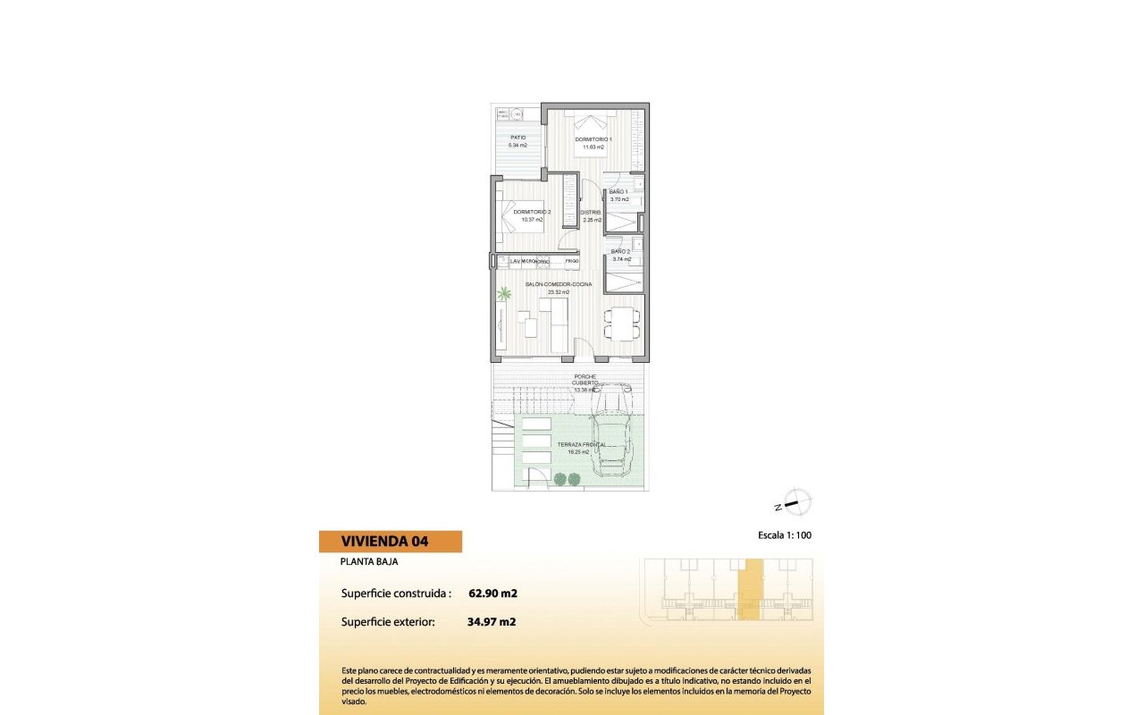 Rynek pierwotny - Bungalow - San Pedro del Pinatar - El salero