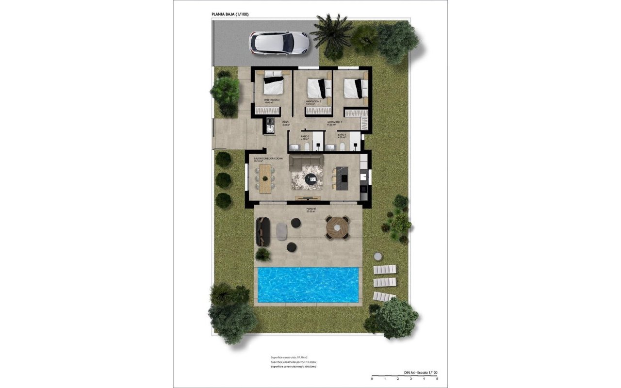 Rynek pierwotny - Villa - Hondón de las Nieves - Urbaniz La Montañosa