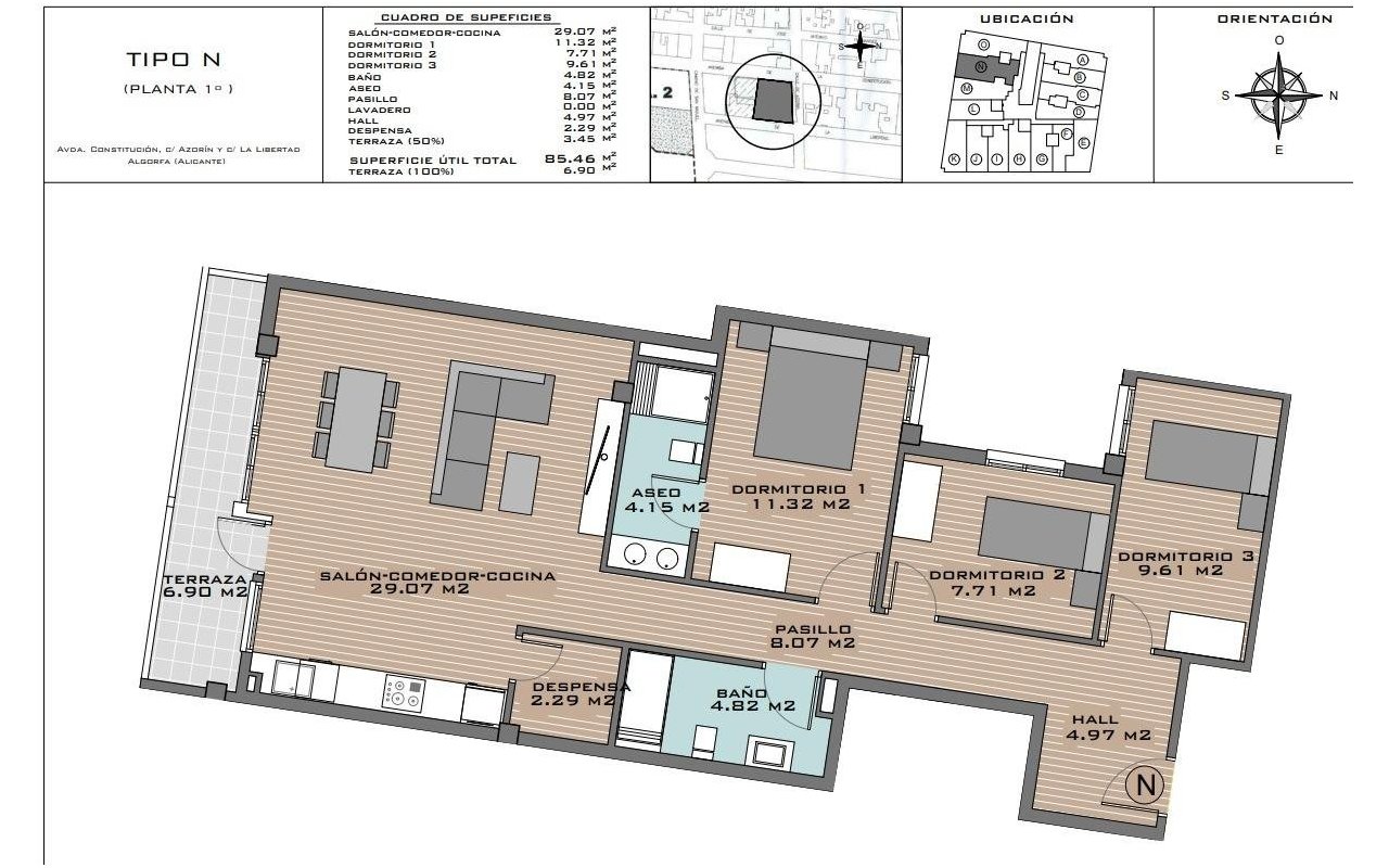 Rynek pierwotny - Apartament - Algorfa - Pueblo