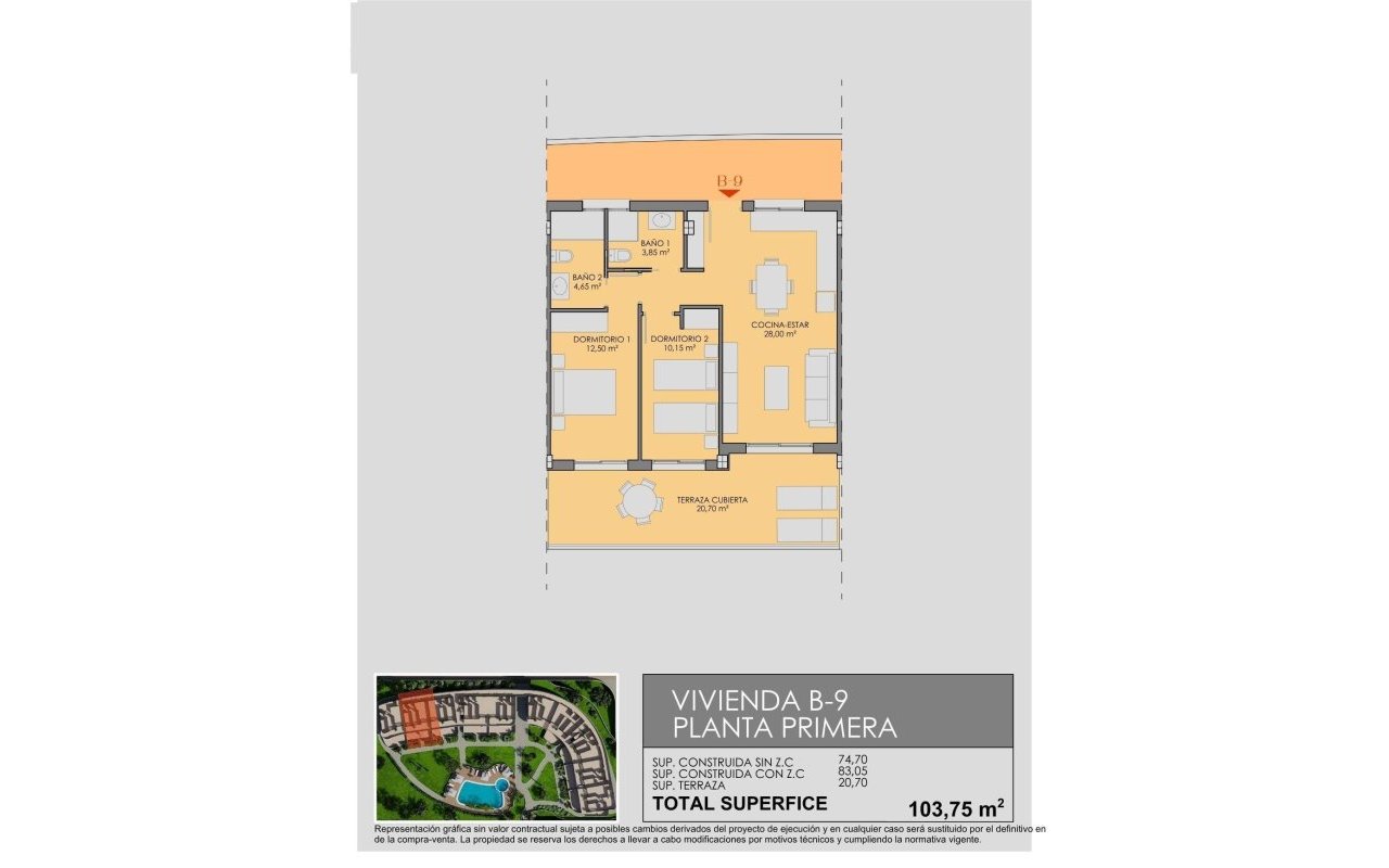 Rynek pierwotny - Apartament - Los Alcázares - Serena Golf