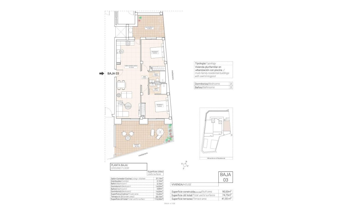 Rynek pierwotny - Apartament - Hondón de las Nieves - Pueblo