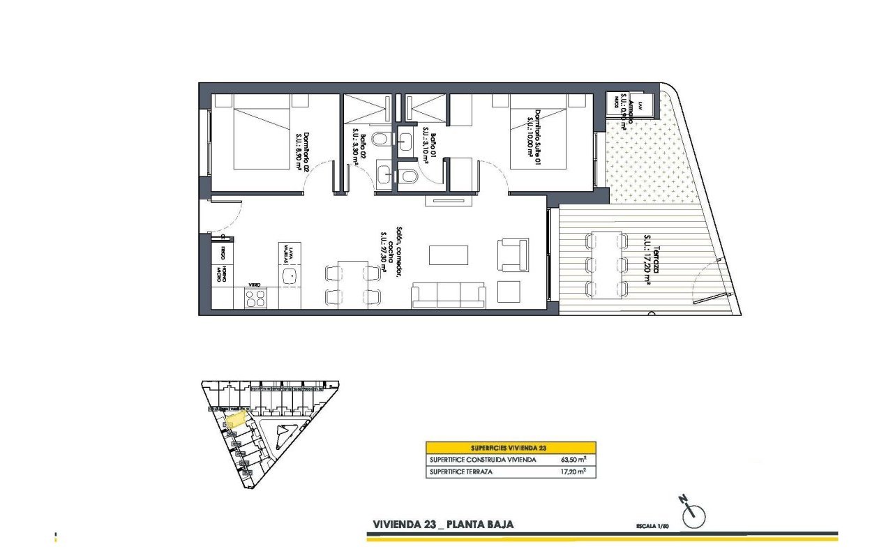 Rynek pierwotny - Bungalow - San Fulgencio - Pueblo