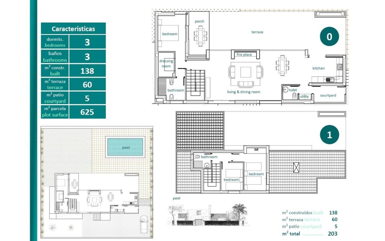 Obra nueva - Villa - Sucina - Peraleja Golf