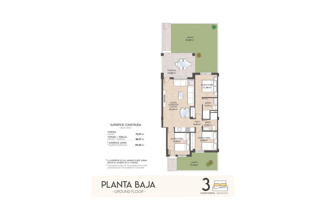 Rynek pierwotny - Bungalow - San Miguel - La Cañada