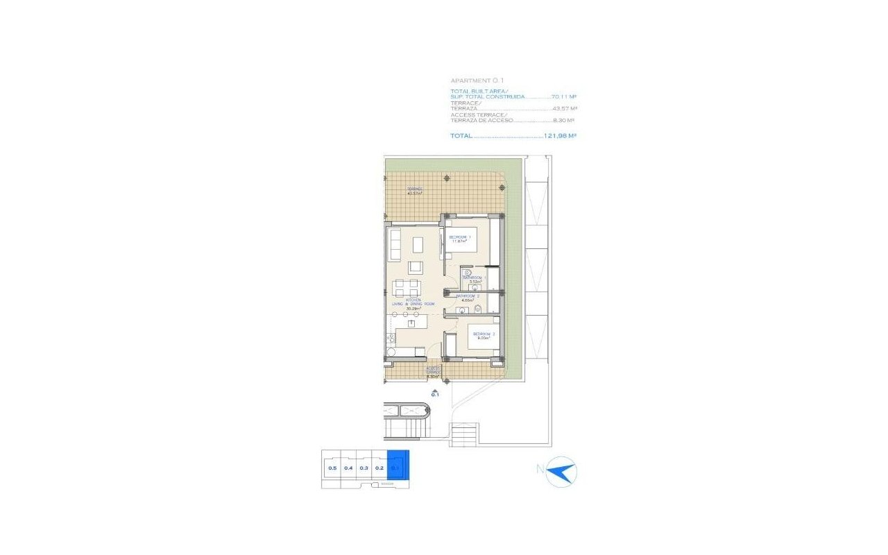 Rynek pierwotny - Apartament - Los Alcázares - Serena Golf
