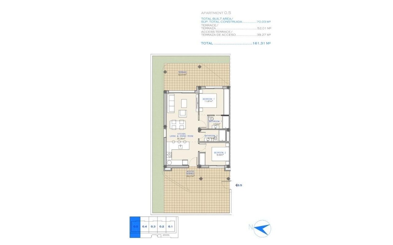 Rynek pierwotny - Apartament - Los Alcázares - Serena Golf