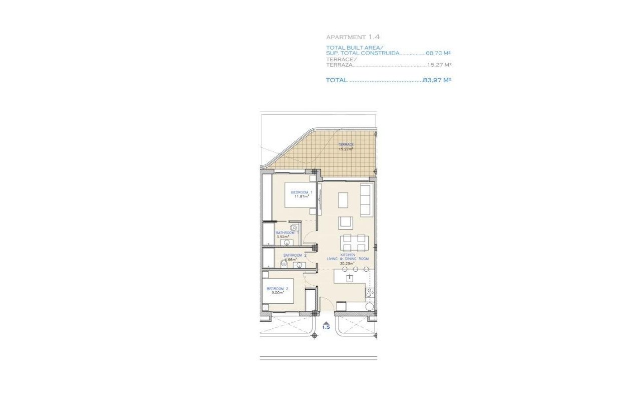 Rynek pierwotny - Apartament - Los Alcázares - Serena Golf