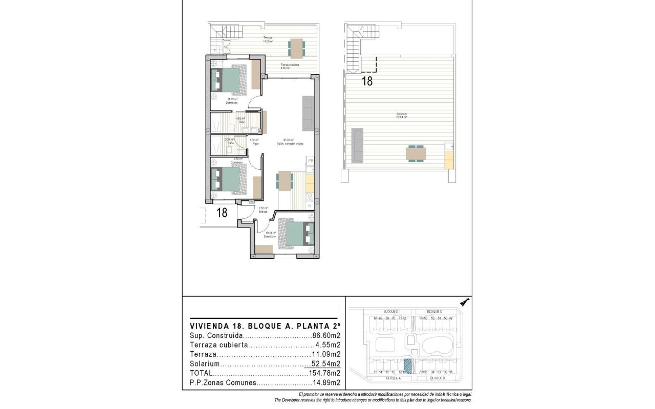 New Build - Penthouse - Torre Pacheco - San Cayetano