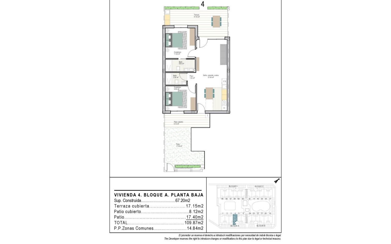 Rynek pierwotny - Apartament - Torre Pacheco - San Cayetano