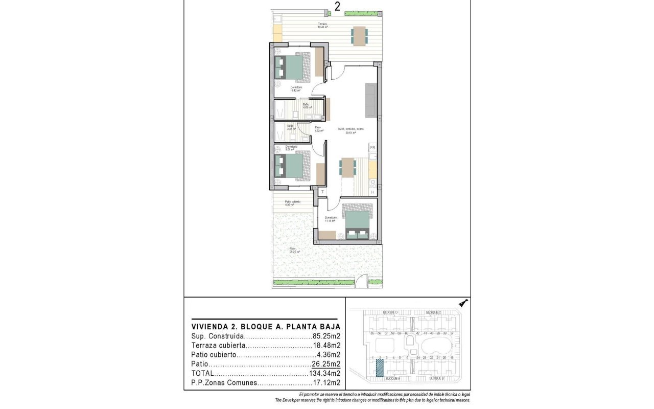 Rynek pierwotny - Apartament - Torre Pacheco - San Cayetano