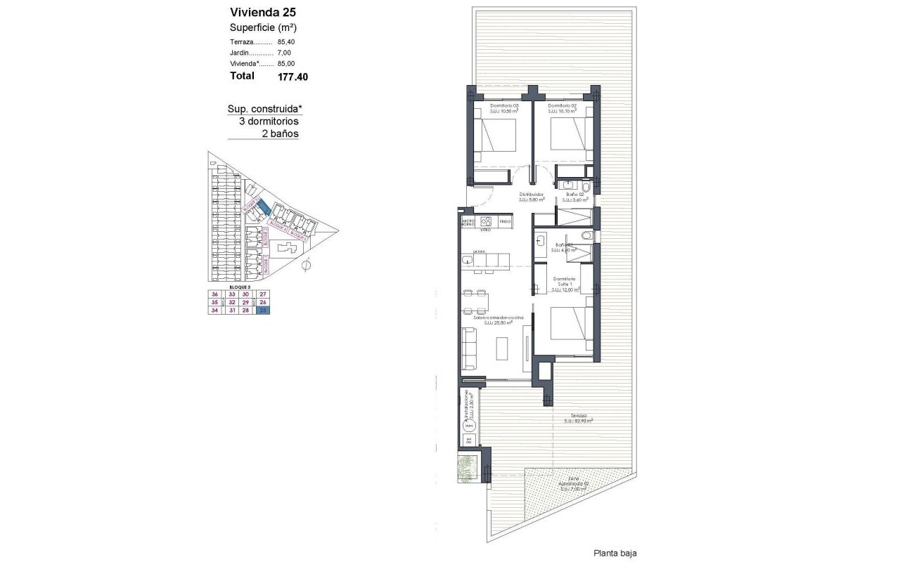 Rynek pierwotny - Apartament - Los Alcázares - Serena Golf