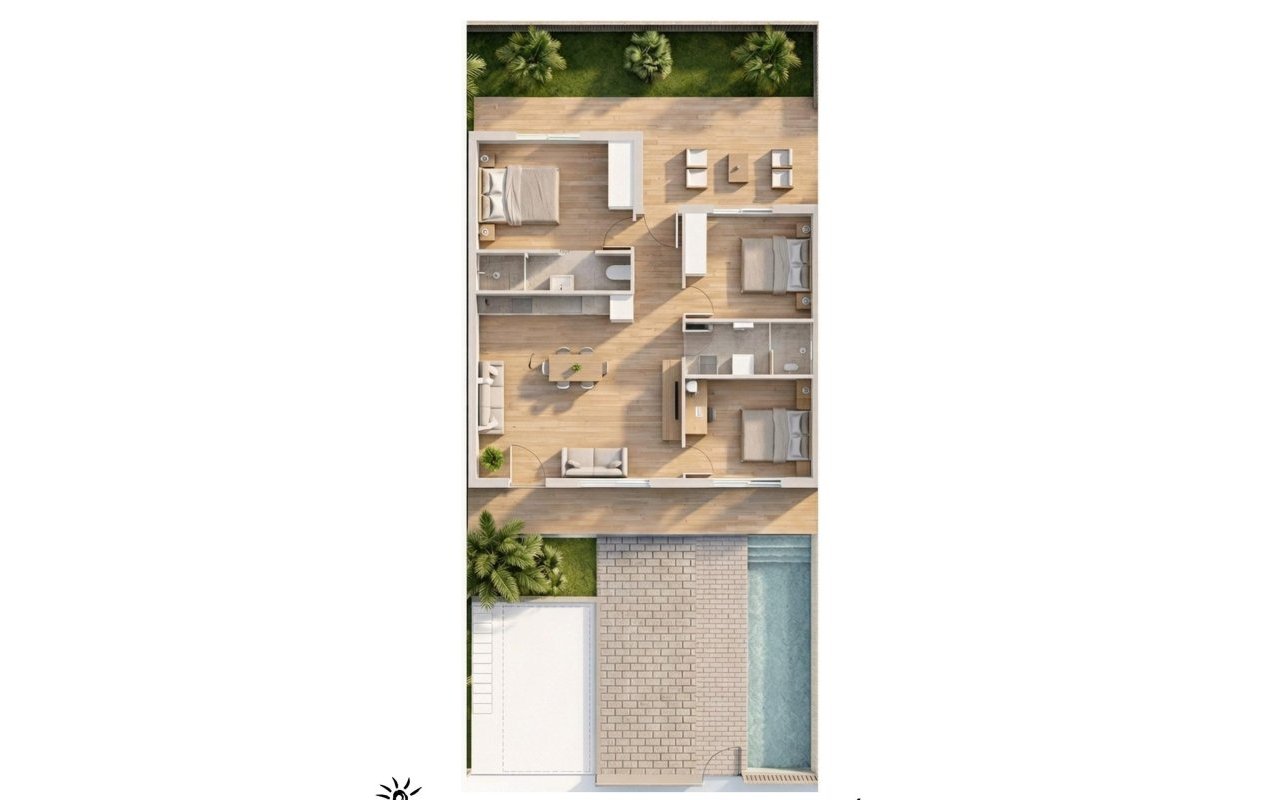 Rynek pierwotny - Bungalow - Pilar de la Horadada - parques de Andromeda