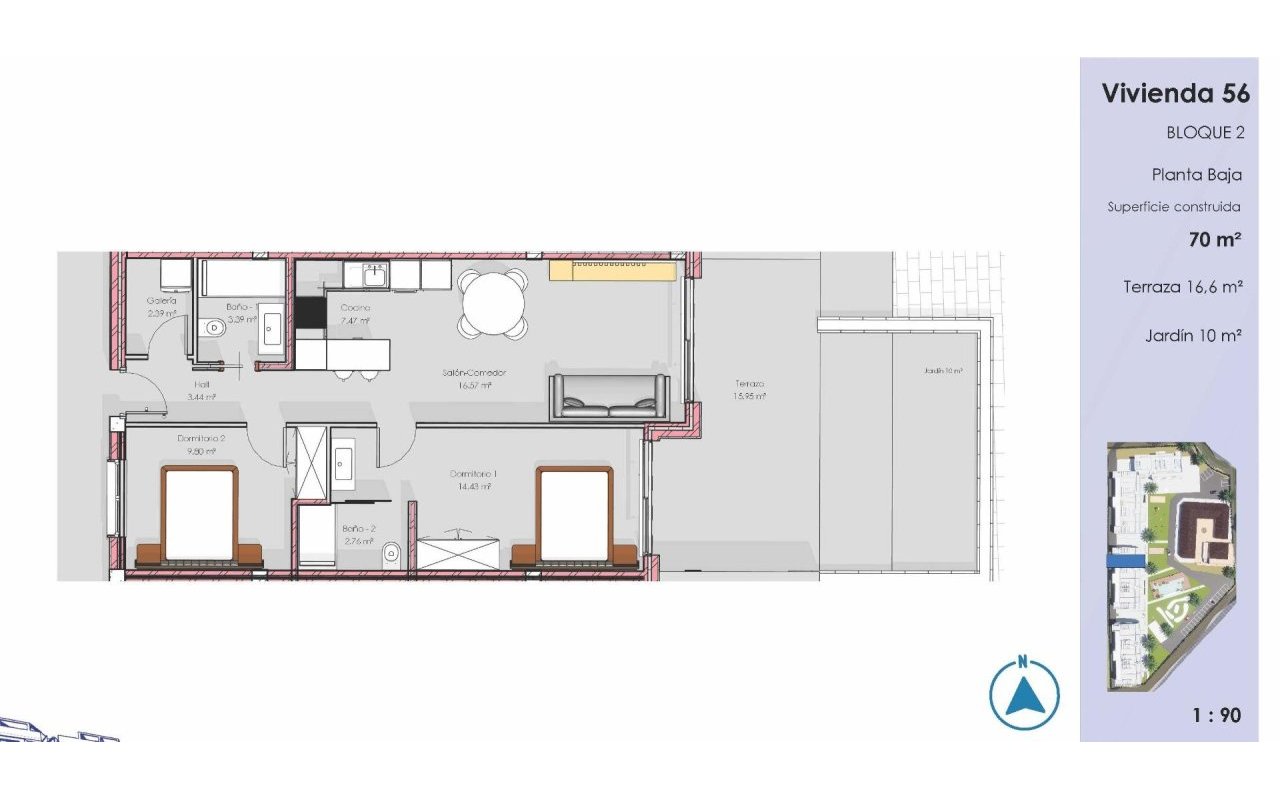 Rynek pierwotny - Apartament - Guardamar del Segura - El Raso