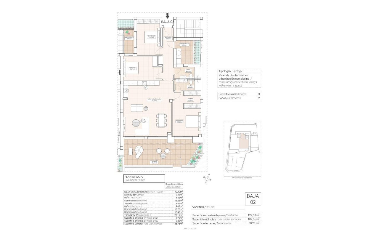 New Build - Apartment - Hondón de las Nieves - Pueblo