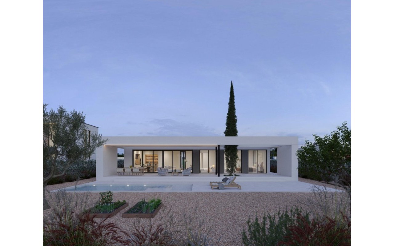 Obra nueva - Villa - Fuente Álamo - Hacienda del Alamo