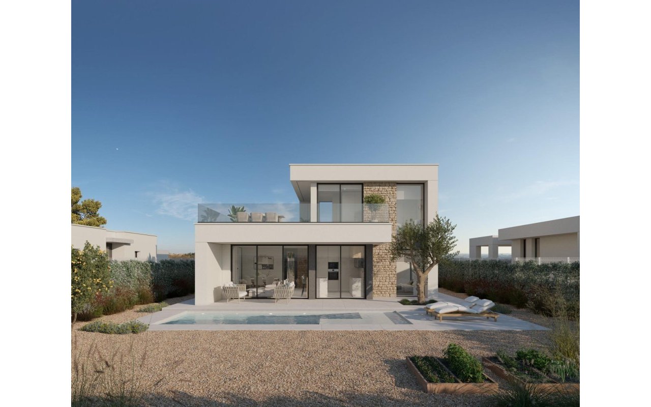 Obra nueva - Villa - Fuente Álamo - Hacienda del Alamo