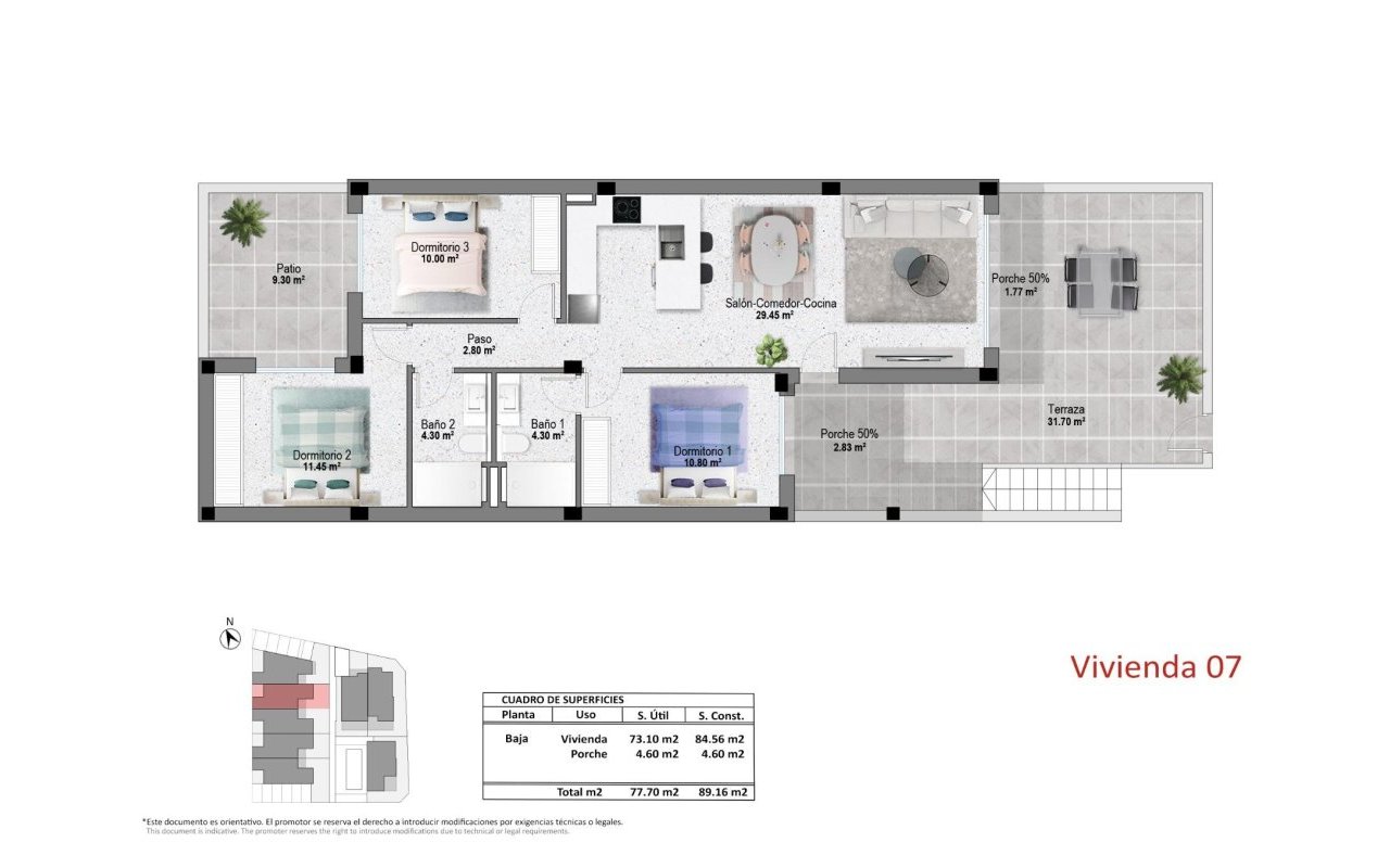 New Build - Bungalow - Pilar de la Horadada - pueblo