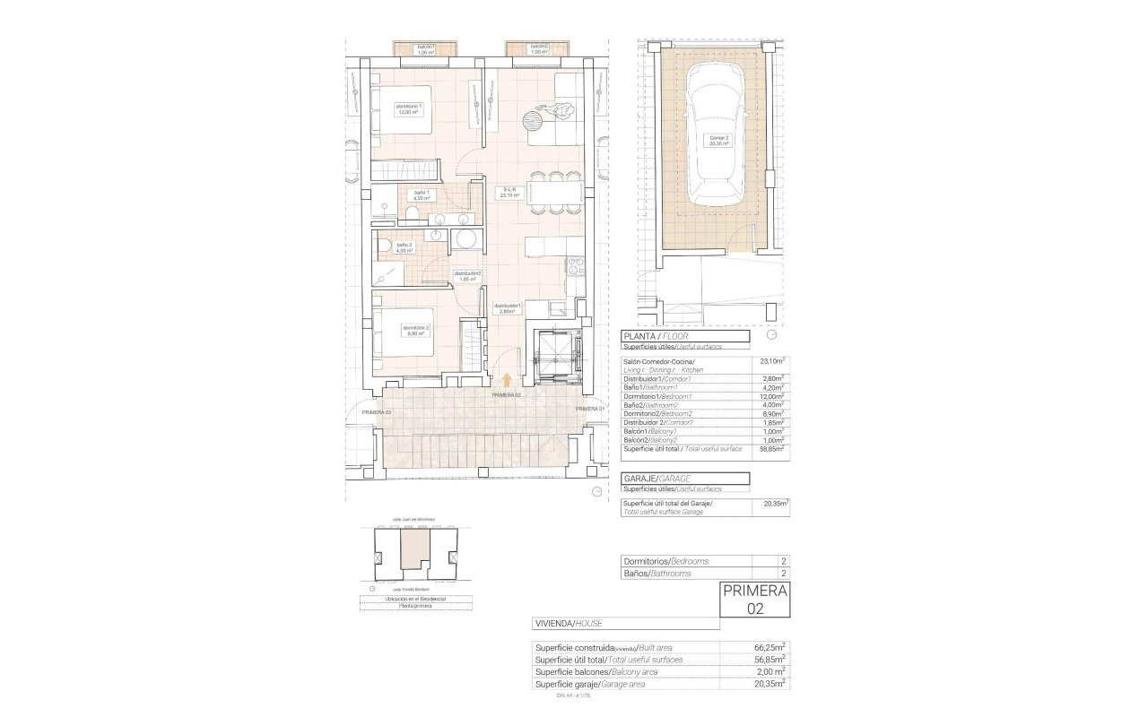 New Build - Apartment - Hondón de las Nieves - Pueblo