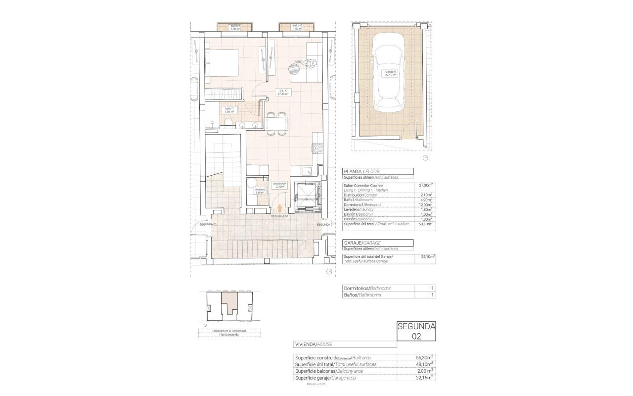 New Build - Apartment - Hondón de las Nieves - Pueblo