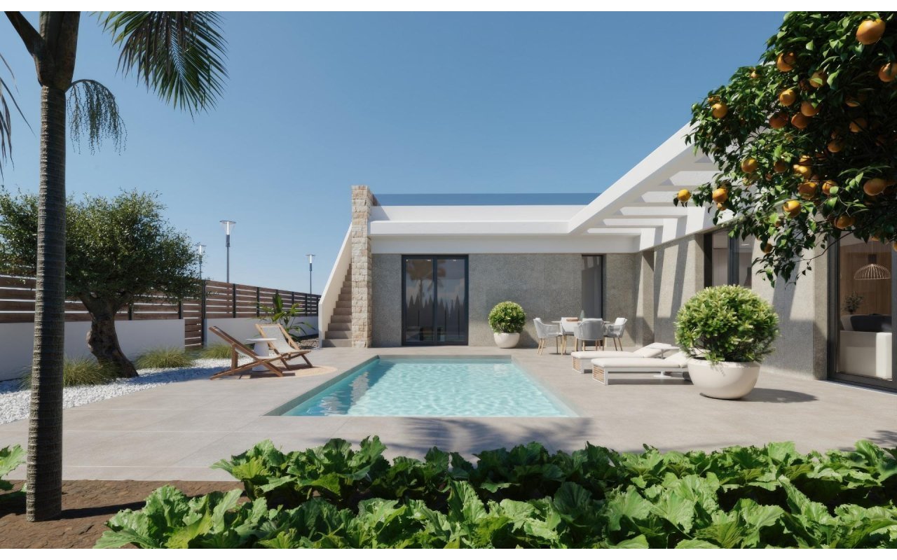 Obra nueva - Villa - Fuente Álamo - Hacienda del Alamo