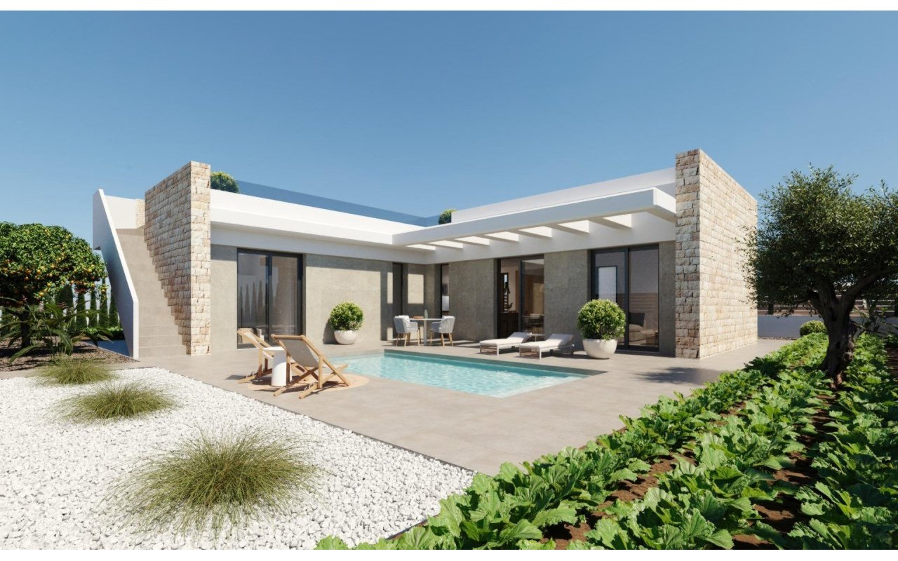 Obra nueva - Villa - Fuente Álamo - Hacienda del Alamo