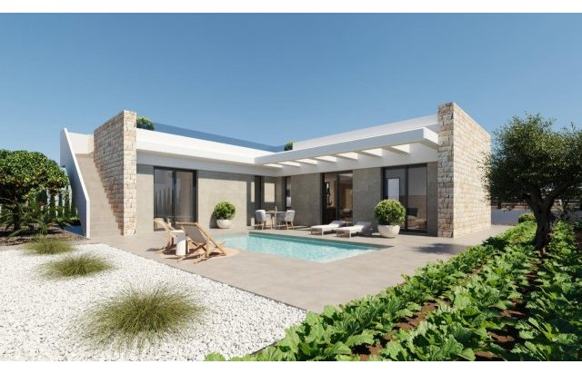 Obra nueva - Villa - Fuente Álamo - Hacienda del Alamo