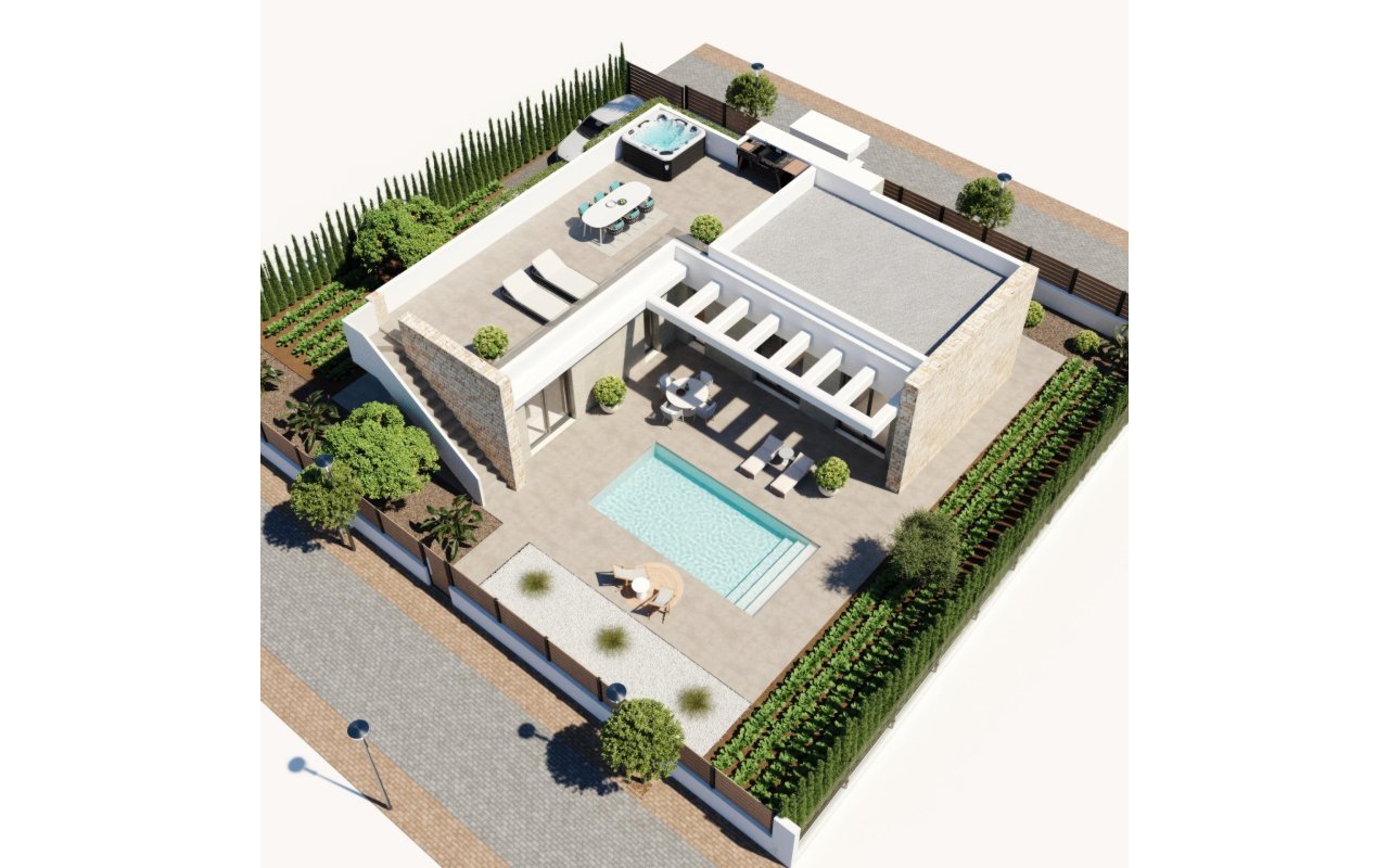Obra nueva - Villa - Fuente Álamo - Hacienda del Alamo
