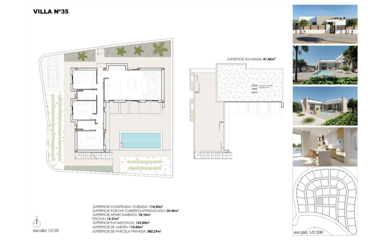 Obra nueva - Villa - Fuente Álamo - Hacienda del Alamo