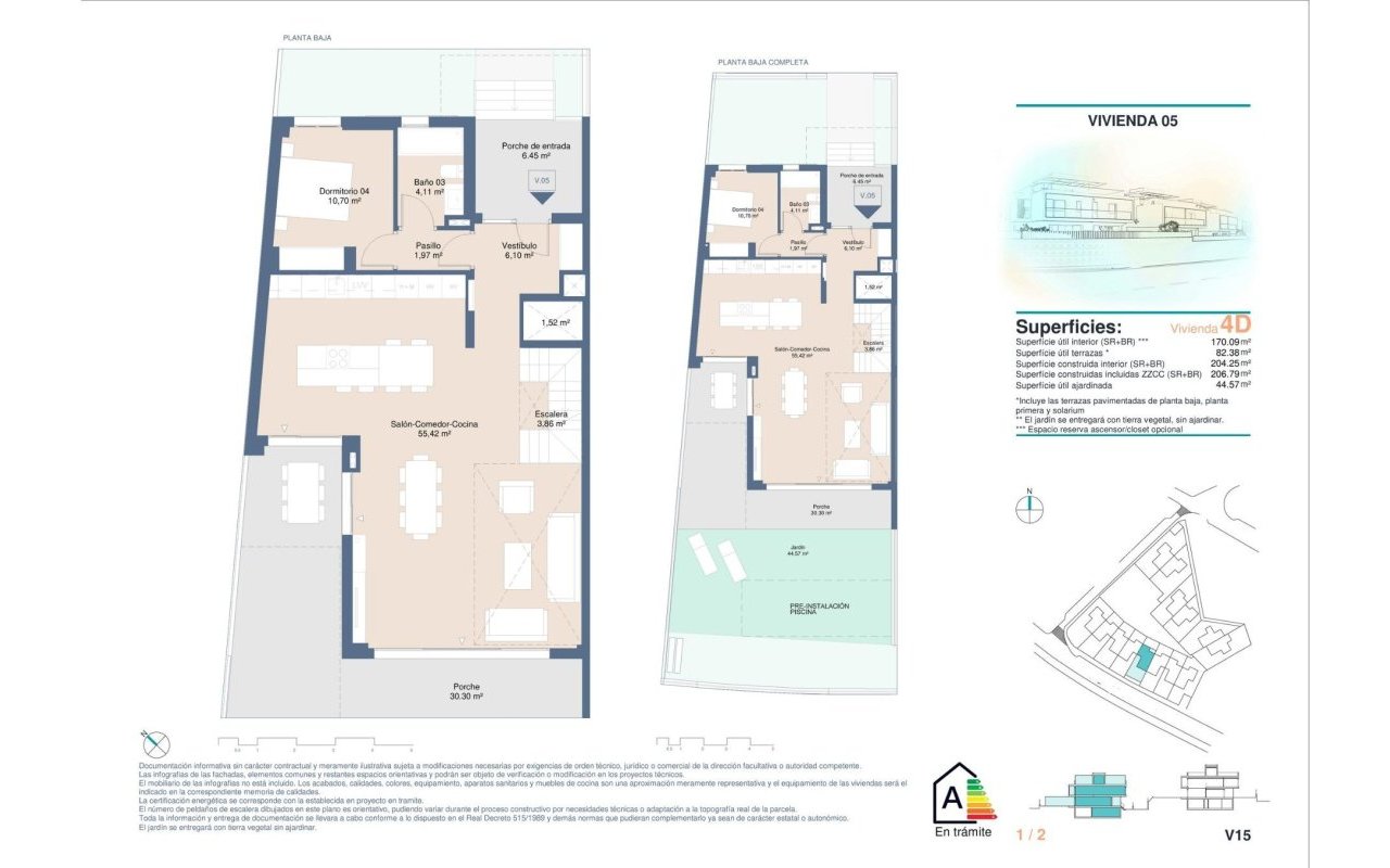 Obra nueva - Town House - San Juan Playa - Cabo De Las Huertas