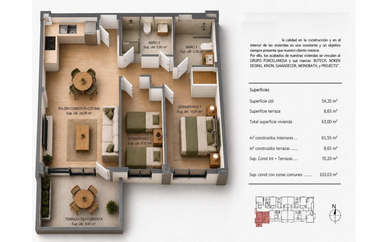 Rynek pierwotny - Apartament - Villajoyosa - Cala de Finestrat